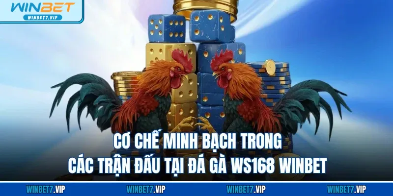 Đá Gà WS168 WINBET - Giải Trí Kịch Tính Đầy Màu Sắc Cơ chế minh bạch trong các trận đấu tại đá gà WS168 WINBET